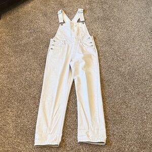 Free people Women's light grey Denim Overalls
